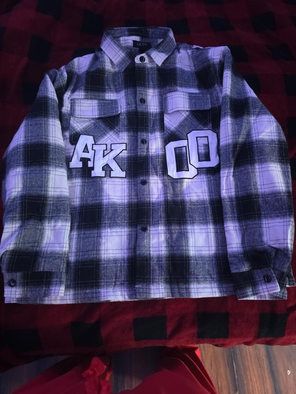 AKOO Men’s Plaid Jacket/Shacket – Size 3X – New/Never Worn